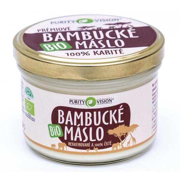 Purity Vision Bambucké máslo BIO (200 ml) - fair trade