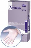 Ambulex rukavice latexové jemně pudrované M 100ks