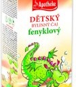 Apotheke Dětský čaj BIO fenyklový 20x1.5g