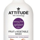 Čistič na ovoce a zeleninu ATTITUDE bez vůně s rozprašovačem 800 ml