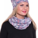 Meera Design Šmrncovní čepice Lilith - s holubicemi