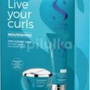 Alfaparf Milano Semi Di Lino Curls dárkový set pro silné vlasy 3ks