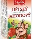 Apotheke Dětský ovocný čaj jahodový 20x2g