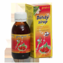 Dětský sirup s příchutí ovoce a vitam. C