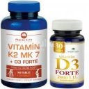 Pharma Activ Vitamín K2 MK7 + D3 FORTE 125 tableta + Vitamín D3 Forte 30 tablet ZDARMA