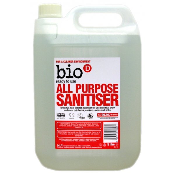 Bio-D Univerzální čistič s dezinfekcí (5 l) - s pomerančovým olejem
