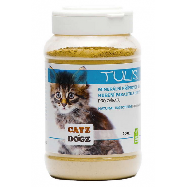 Catz&Dogz Tulis - Minerální přípravek na hubení parazitů a hmyzu
