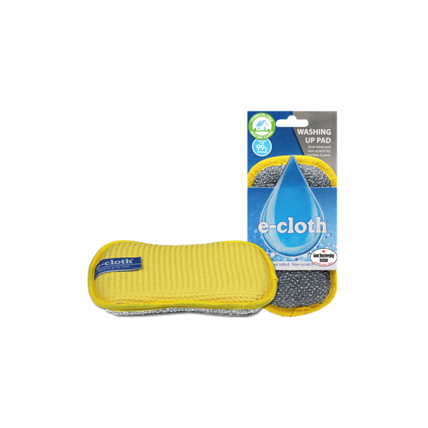 E-cloth Houbička na mytí nádobí - snadno odstraní i zaschlou nečistotu