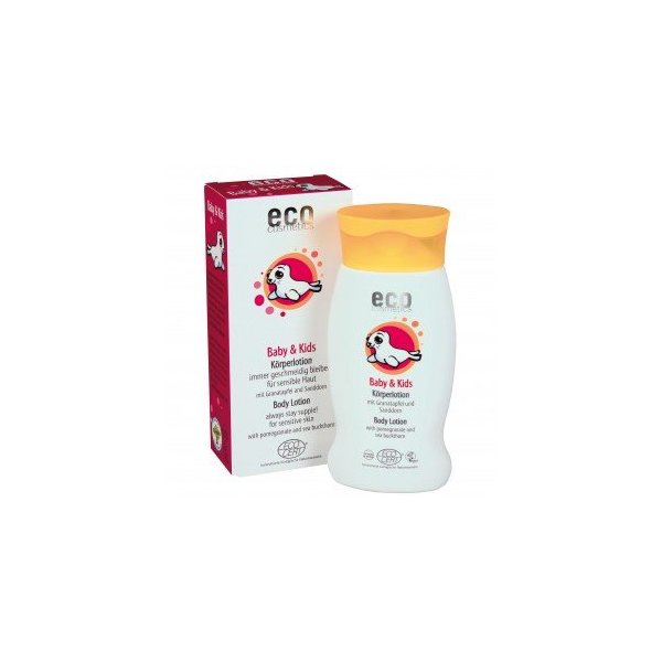 Eco Cosmetics Baby Dětské tělové mléko BIO (200 ml) - s rakytníkem a granátovým jablkem