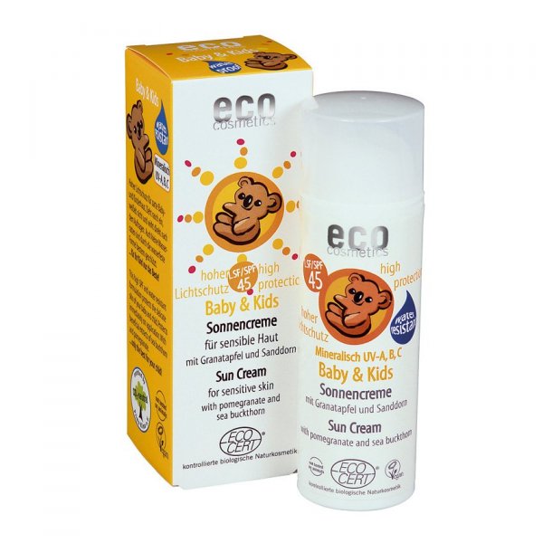 Eco Cosmetics Baby Dětský opalovací krém SPF 45 BIO (50 ml)