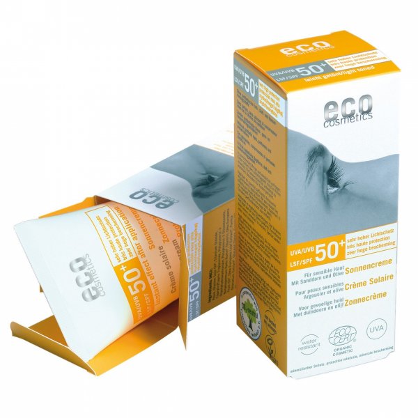Eco Cosmetics Opalovací krém SPF 50+ BIO (75 ml) - s lehce tónovacím účinkem