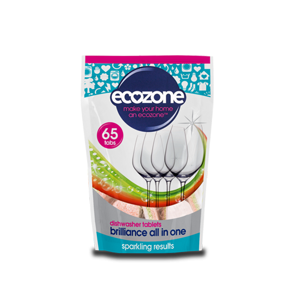 Ecozone Tablety do myčky Brilliance - vše v jednom (65 ks)