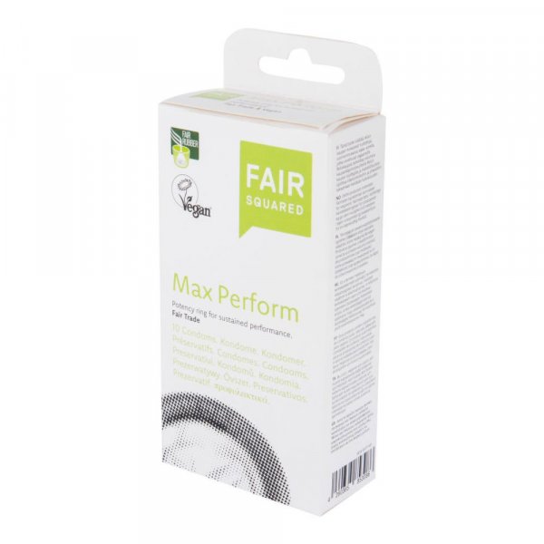Fair Squared Kondom Max Perform (10 ks) - veganské a fair trade