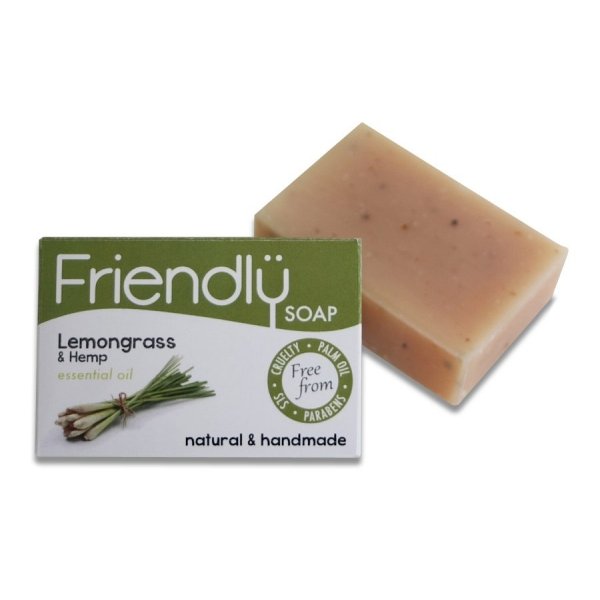 Friendly Soap Přírodní mýdlo citronová tráva a konopí (95 g)