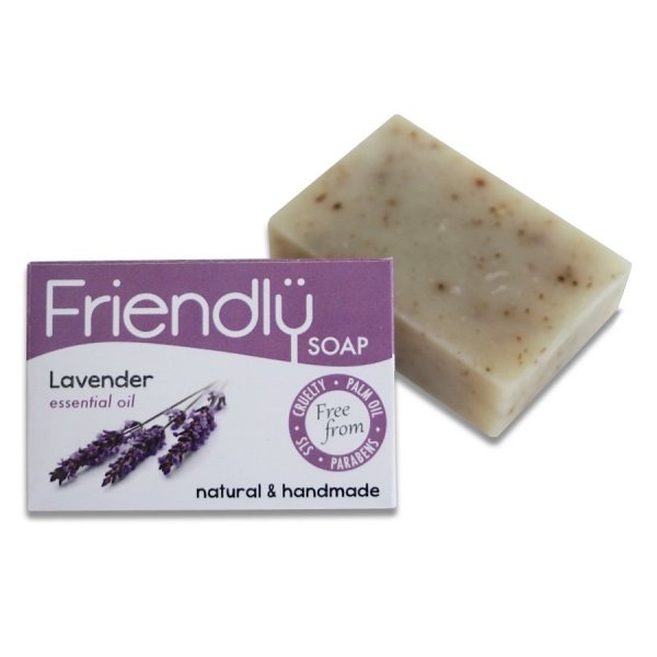 Friendly Soap Přírodní mýdlo levandule (95 g) - vhodné pro důkladnou očistu