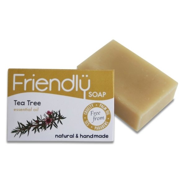 Friendly Soap Přírodní mýdlo tea tree (95 g) - pro mastnou pleť a akné