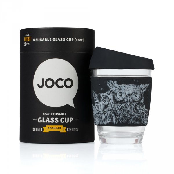 Jococup Artist Series (354 ml) - Jen Lobo - z odolného borosilikátového skla