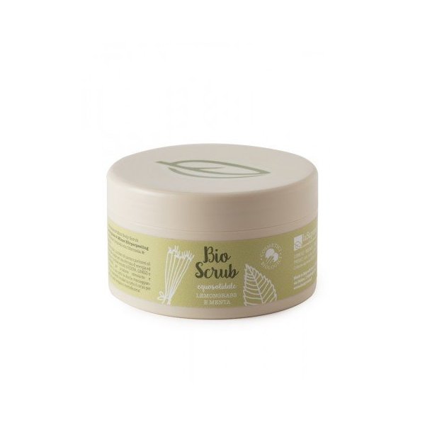 laSaponaria Tělový peeling s citrónovou trávou a mátou BIO (250 g)