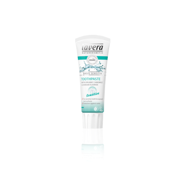 Lavera Basis Sensitive Zubní pasta s fluorem pro citlivé zuby BIO (75 ml)
