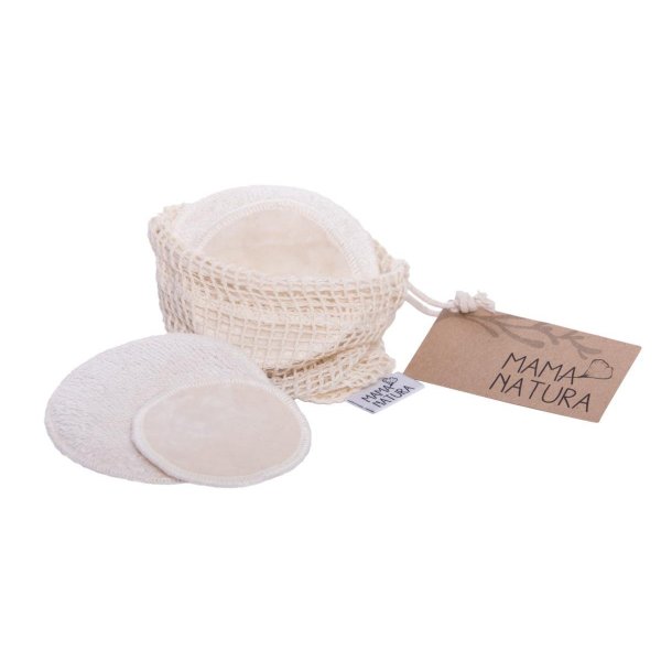 Tierra Verde Pratelné odličovací tamponky - mix (4 ks malé + 2 ks velké)