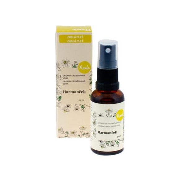 Kvitok Květová voda s rozprašovačem - heřmánek BIO (30 ml) - perfektní i pro děti