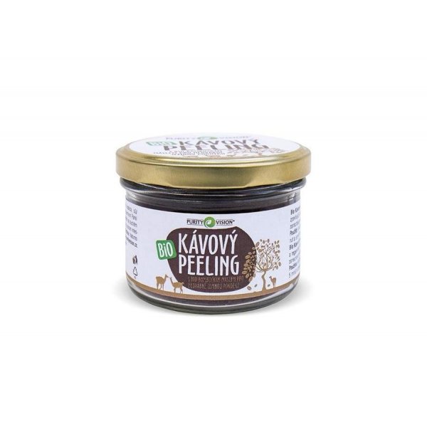 Purity Vision Kávový peeling BIO (175 g) - pro hedvábně jemnou pokožku