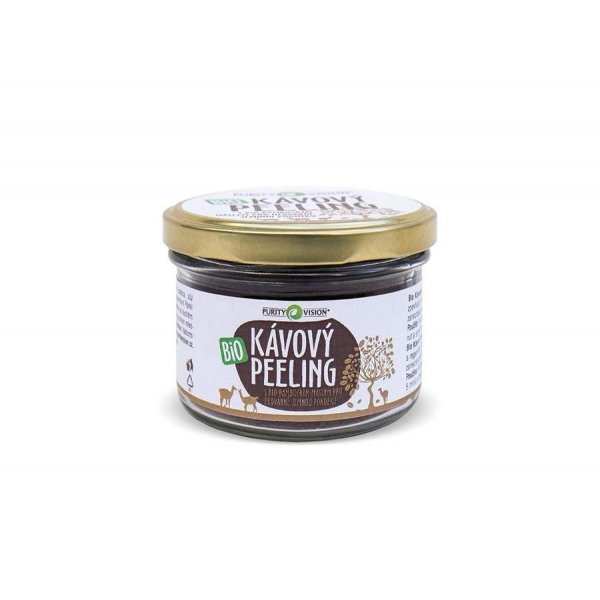 Purity Vision Kávový peeling BIO (175 g) - pro hedvábně jemnou pokožku