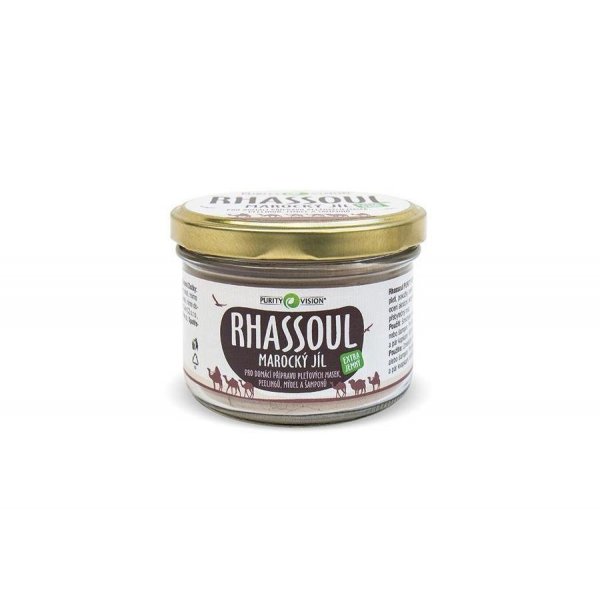 Purity Vision Rhassoul - marocký jíl (200 g) - šampon, peeling nebo maska