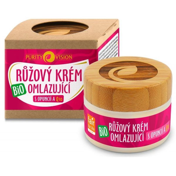 Purity Vision Růžový krém omlazující BIO (40 ml) - pro mladistvý vzhled