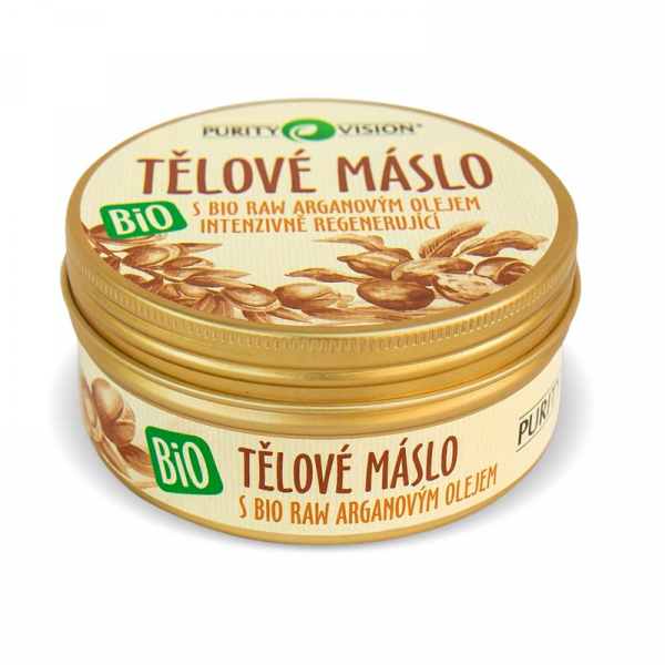 Purity Vision Tělové máslo BIO (150 ml) - s raw bio arganovým olejem