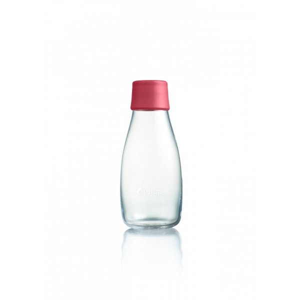 Retap Skleněná lahev (0,3 l) - malinová - s doživotní garancí výměny při rozbití