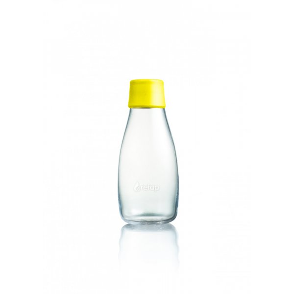 Retap Skleněná lahev (0,3 l) - žlutá - s doživotní garancí výměny při rozbití
