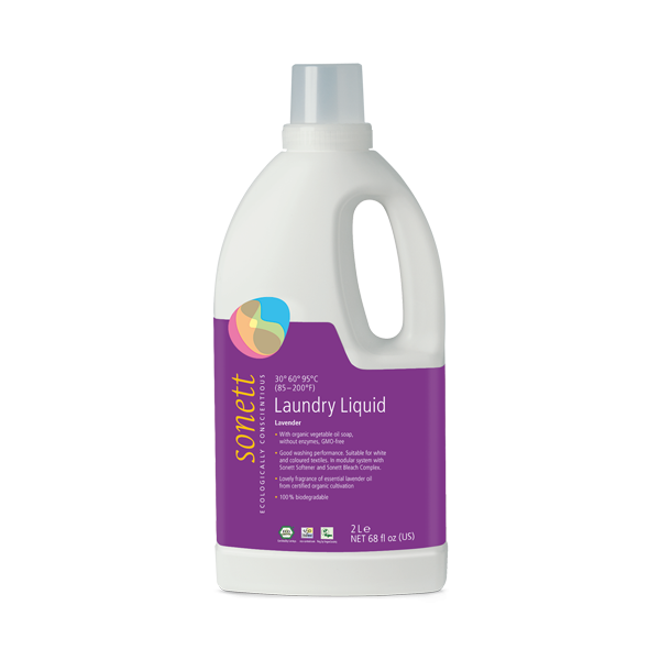 Sonett Univerzální tekutý prací gel na bílé i barevné prádlo BIO (2 l)