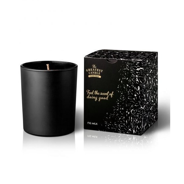 The Greatest Candle Vonná svíčka v černém skle (170 g) - fík