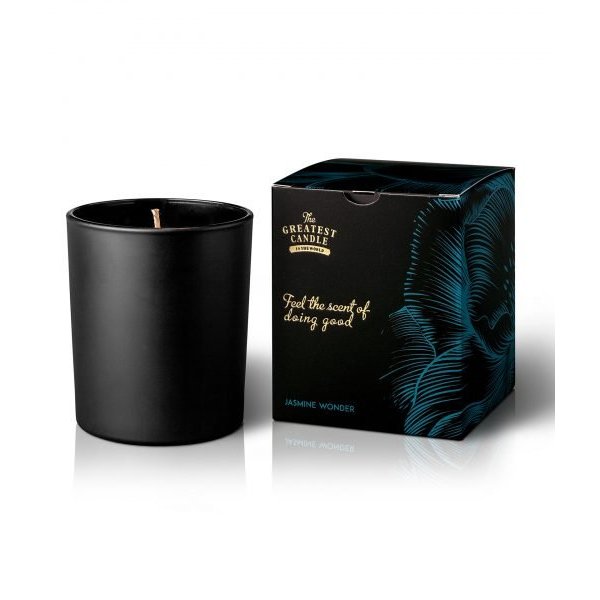 The Greatest Candle Vonná svíčka v černém skle (170 g) - jasmínový zázrak