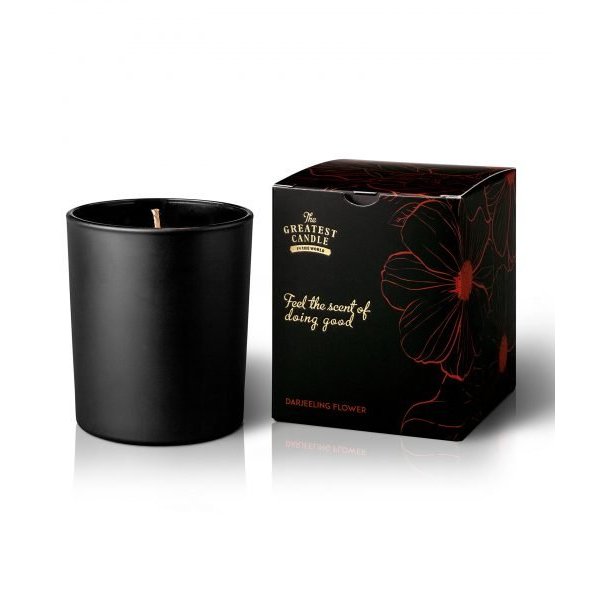 The Greatest Candle Vonná svíčka v černém skle (170 g) - květ darjeelingu