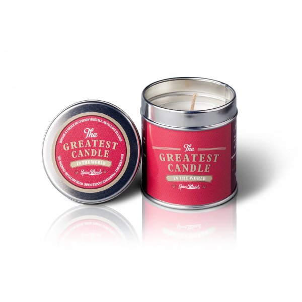 The Greatest Candle Vonná svíčka v plechovce (200 g) - dřevo a koření