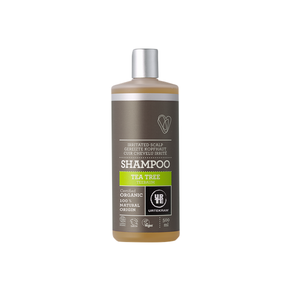 Urtekram Šampon s tea tree pro podrážděnou vlas. pokožku BIO (500 ml)