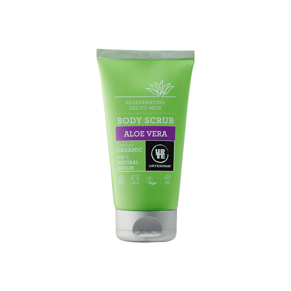 Urtekram Tělový peeling s aloe vera BIO (150 ml) - s příjemnou citrusovou vůní