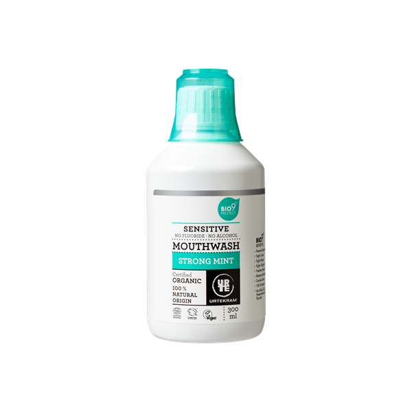Urtekram Ústní voda s mátou Sensitive BIO (300 ml)