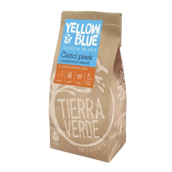 Tierra Verde Čisticí písek (sáček 1 kg) - s pomerančem